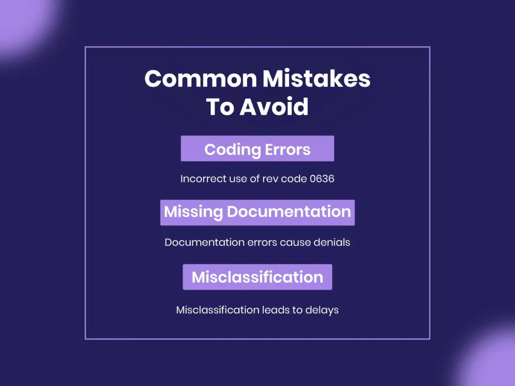 Common mistake to avoid 0636