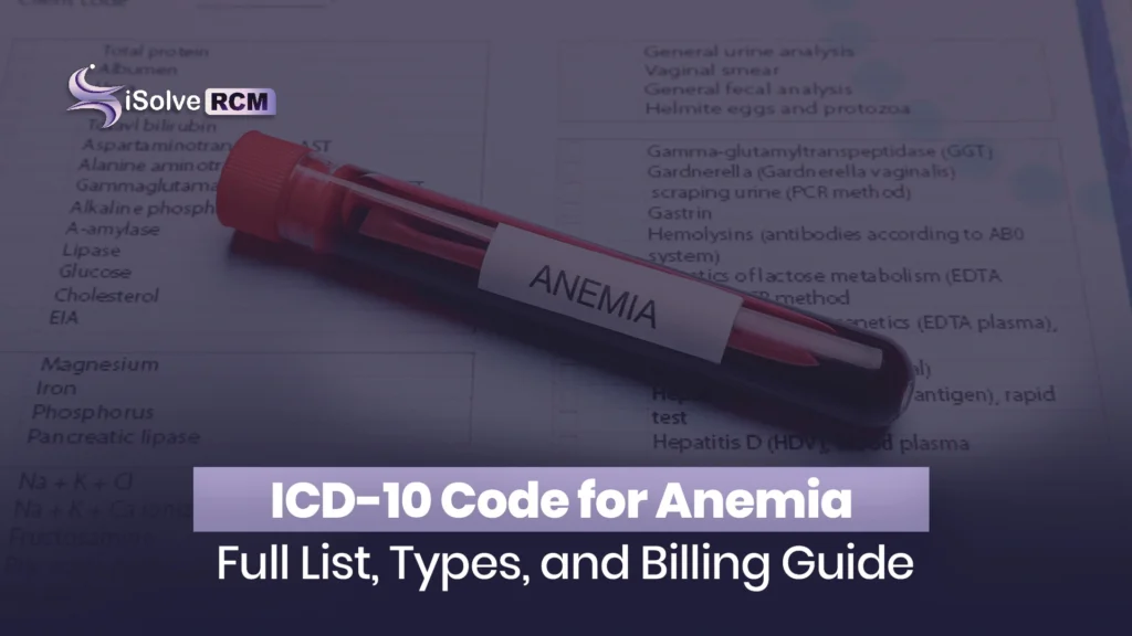 ICD-10 Code for Anemia