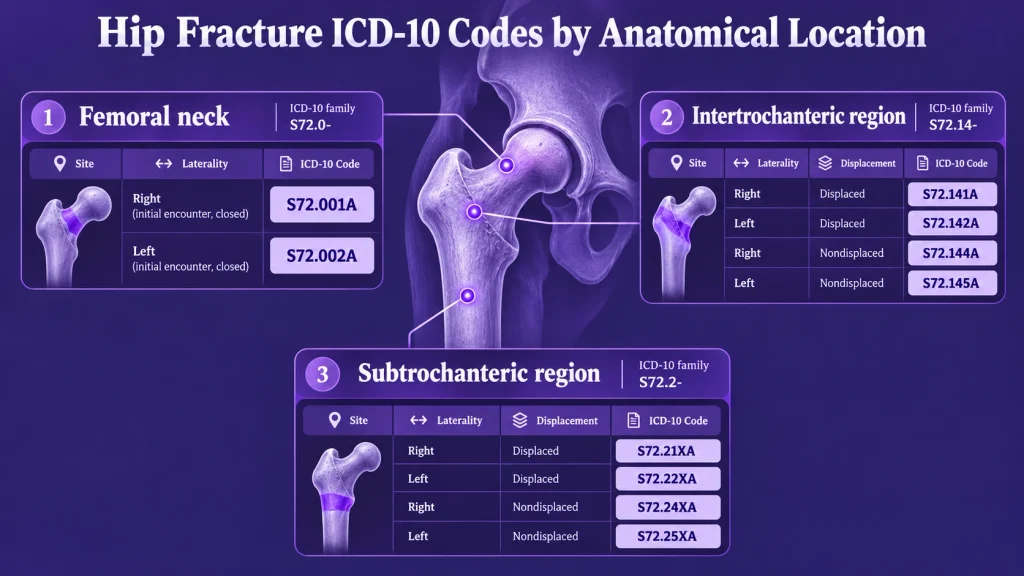 What Is the ICD 10 Code for a Hip Fracture?